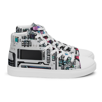 Women's High Top Canvas Shoes - Wired Wonders