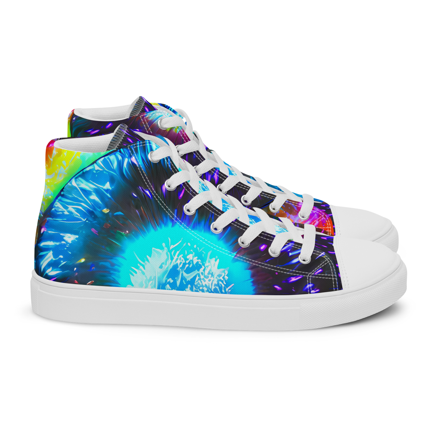 Women's High Top Canvas Shoes - Vriesian Vortex