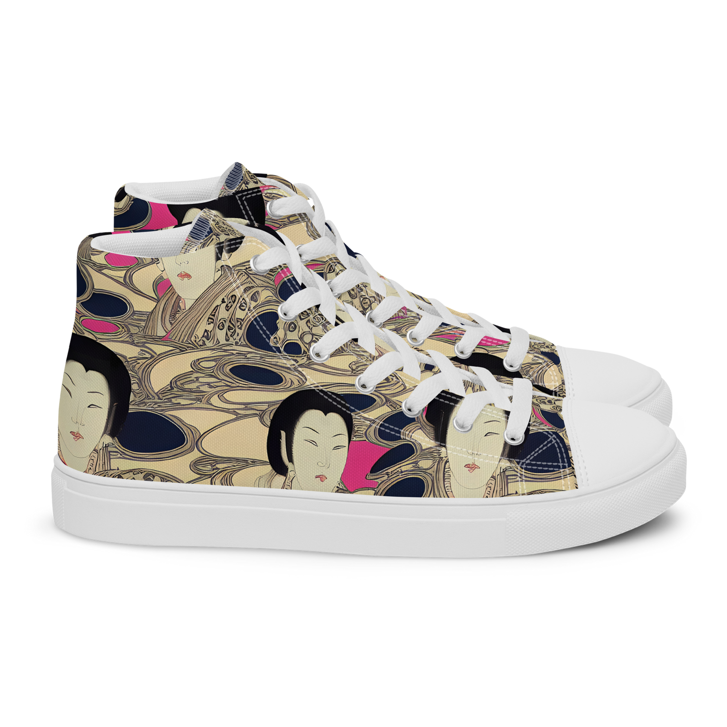 Women's High Top Canvas Shoes - Timeless Reverie