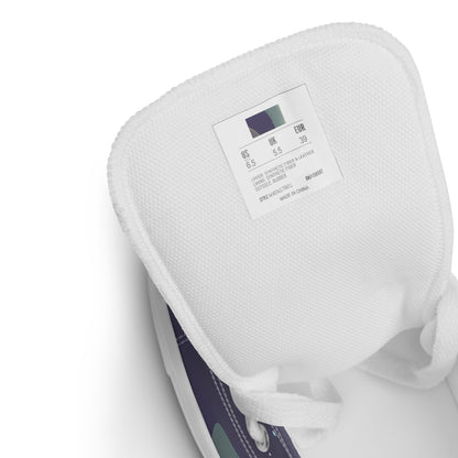 Women's High Top Canvas Shoes - Ethereal Muse