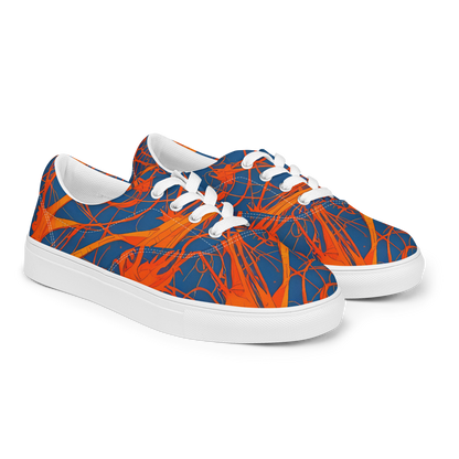 Women's Lace-Up Canvas Shoes - Nautical Ember