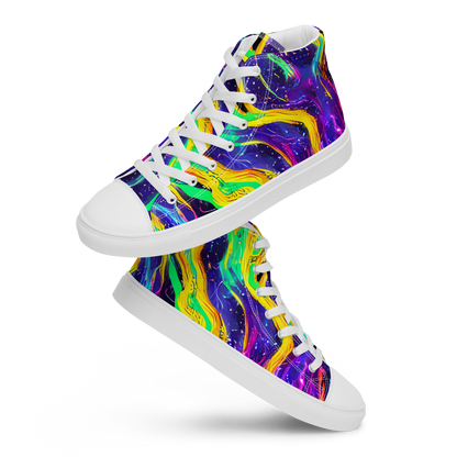Women's High Top Canvas Shoes - Jackson Swirl