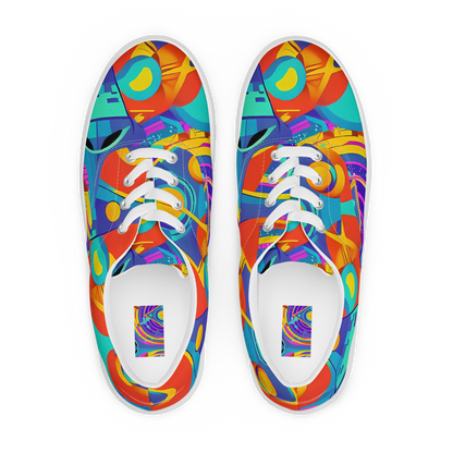 Men's Lace-Up Canvas Shoes - Blast of Color