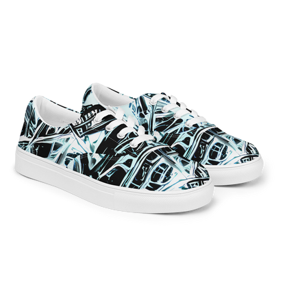 Women's Lace-Up Canvas Shoes - Frosted Infusion