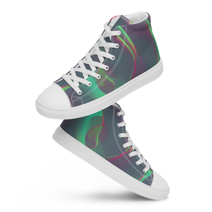 Men's High Top Canvas Shoes - Neon Whisper