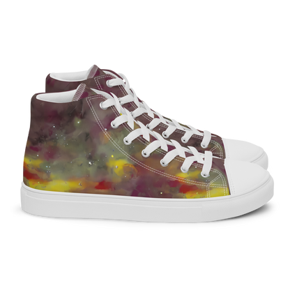 Women's High Top Canvas Shoes - Whispers of Autumn