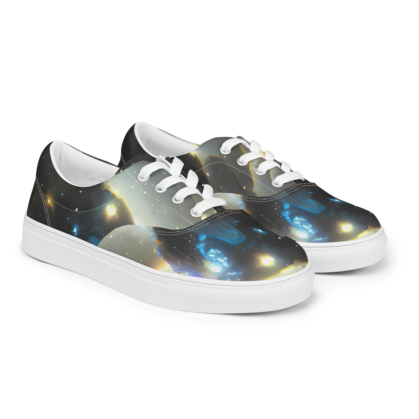 Women's Lace-Up Canvas Shoes - Rutkowski Nebula