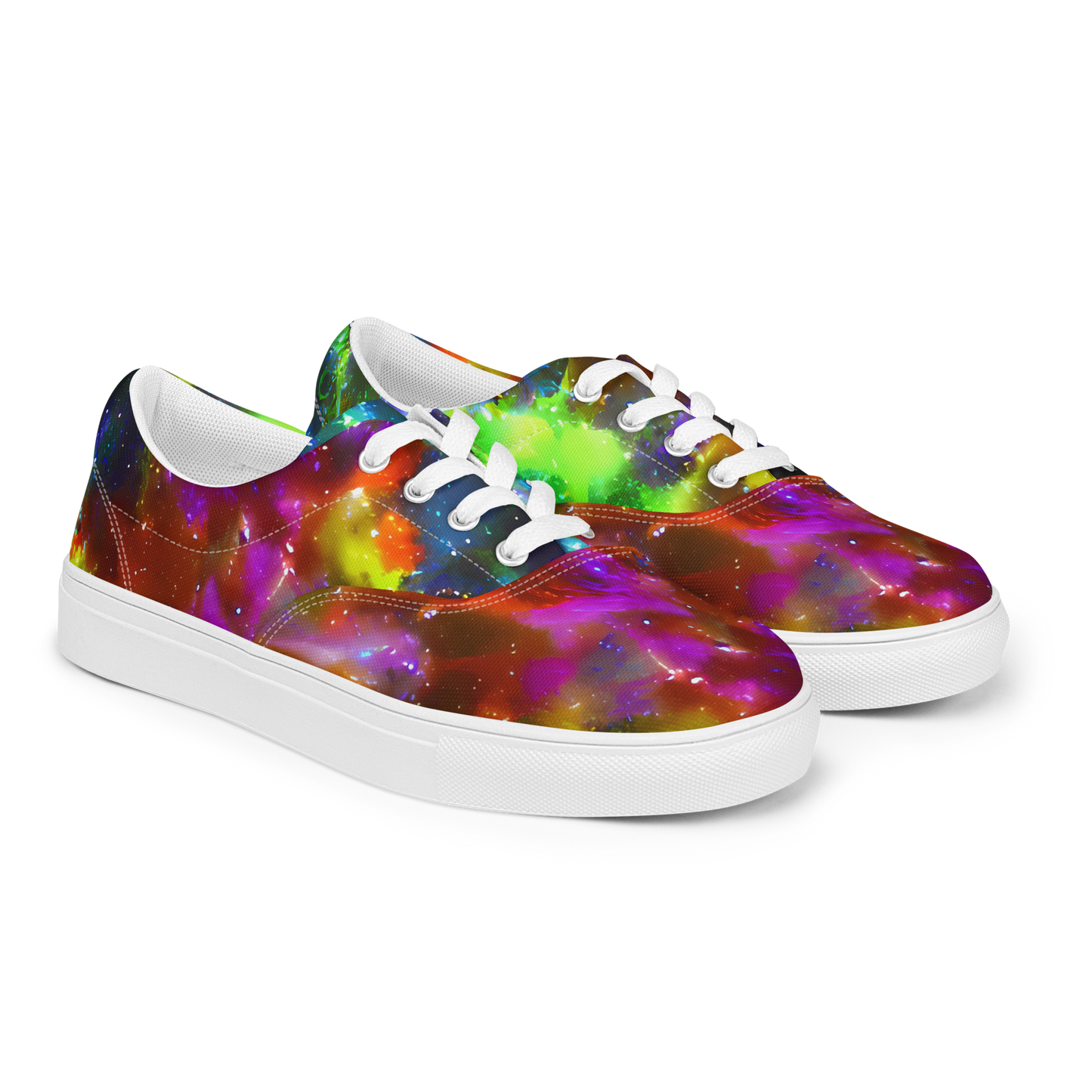 Women's Lace-Up Canvas Shoes - Neer Nebula
