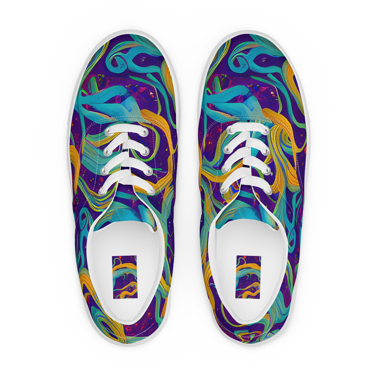 Women's Lace-Up Canvas Shoes - Etherial Entwine