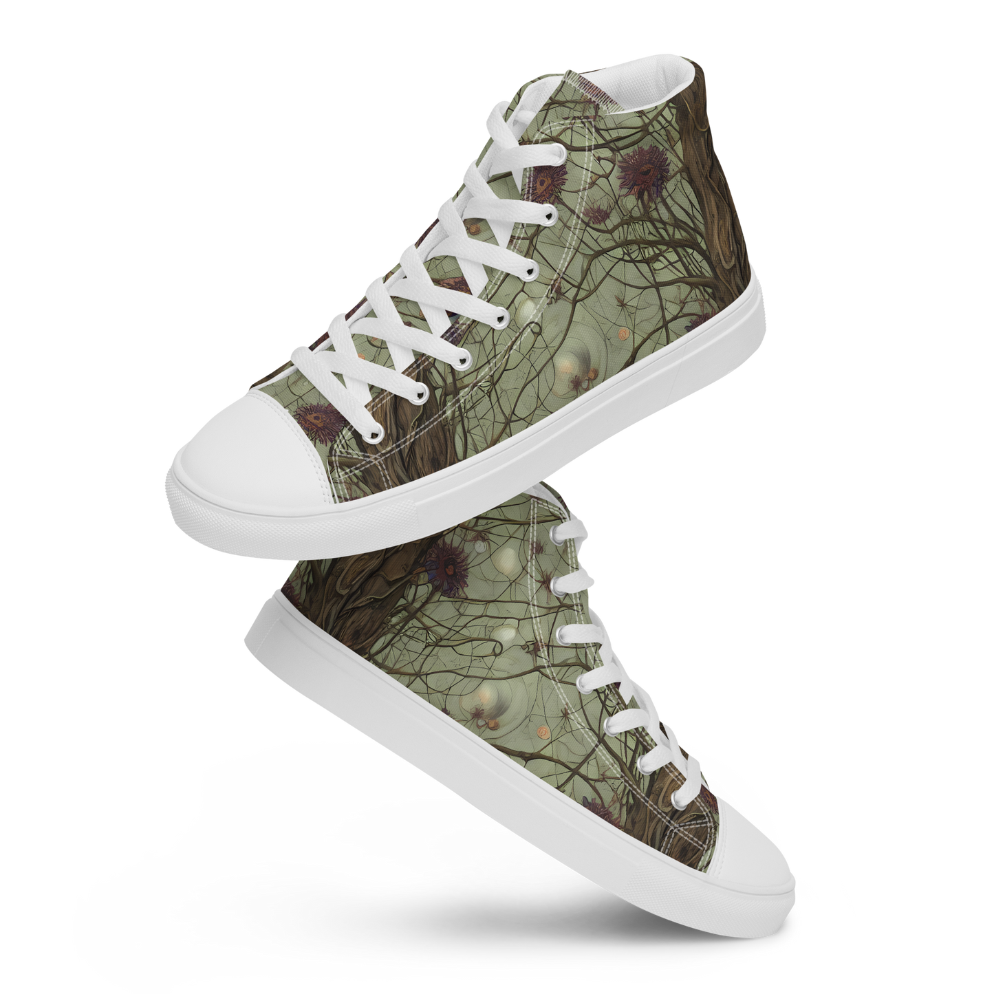 Women's High Top Canvas Shoes - Kowch's Enigma