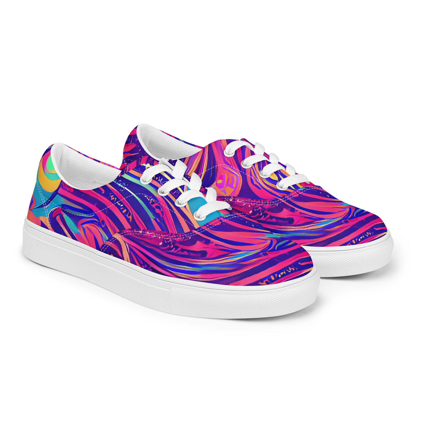 Women's Lace-Up Canvas Shoes - Nebula Noodles