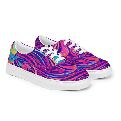 Women's Lace-Up Canvas Shoes - Nebula Noodles