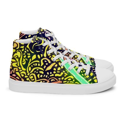 Men's High Top Canvas Shoes - Isenbrant Illumination