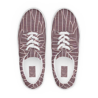 Women's Lace-Up Canvas Shoes - Rustic Flow