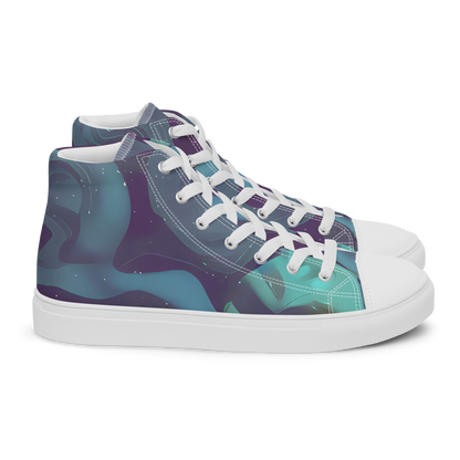 Men's High Top Canvas Shoes - Ethereal Dreamscape