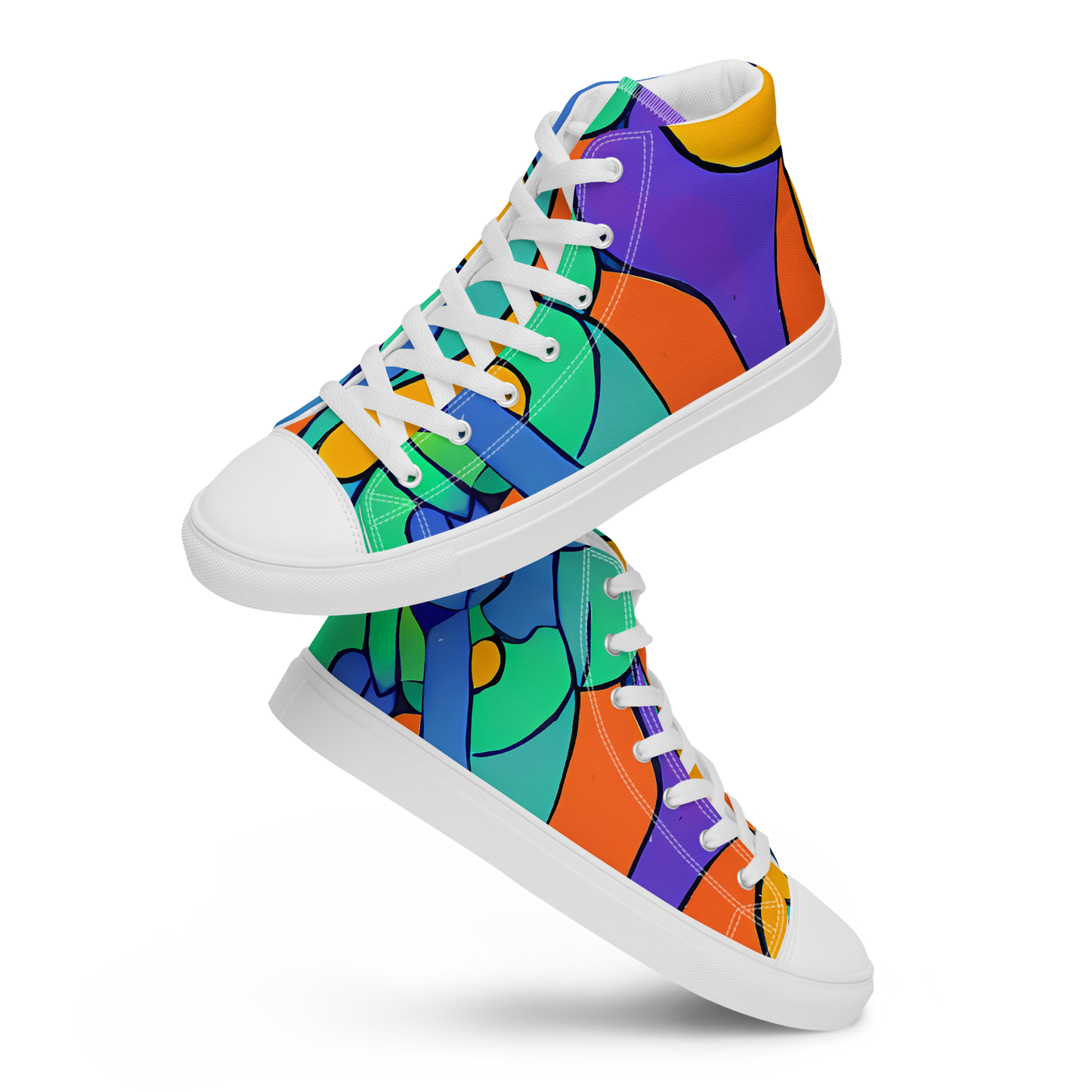 Women's High Top Canvas Shoes - Archipenko Dream