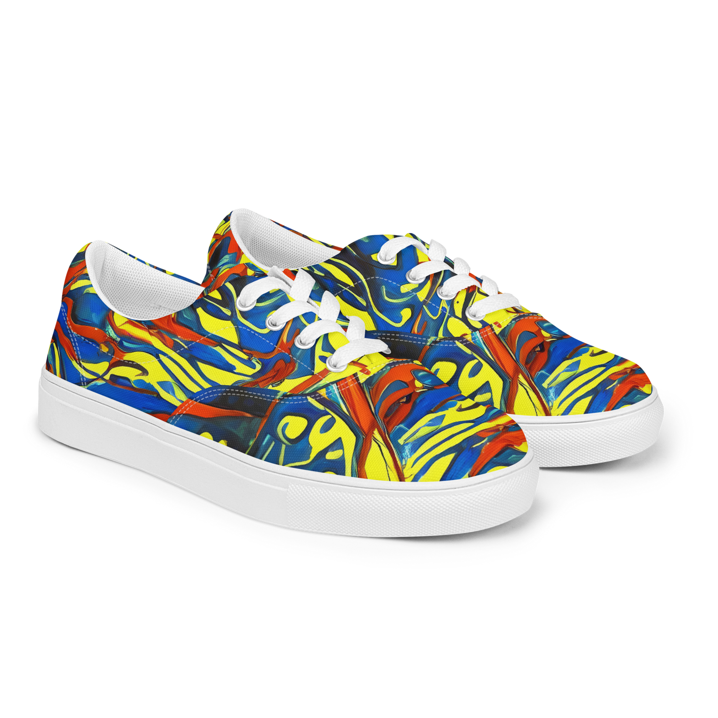 Women's Lace-Up Canvas Shoes - Cyberflow Circuit