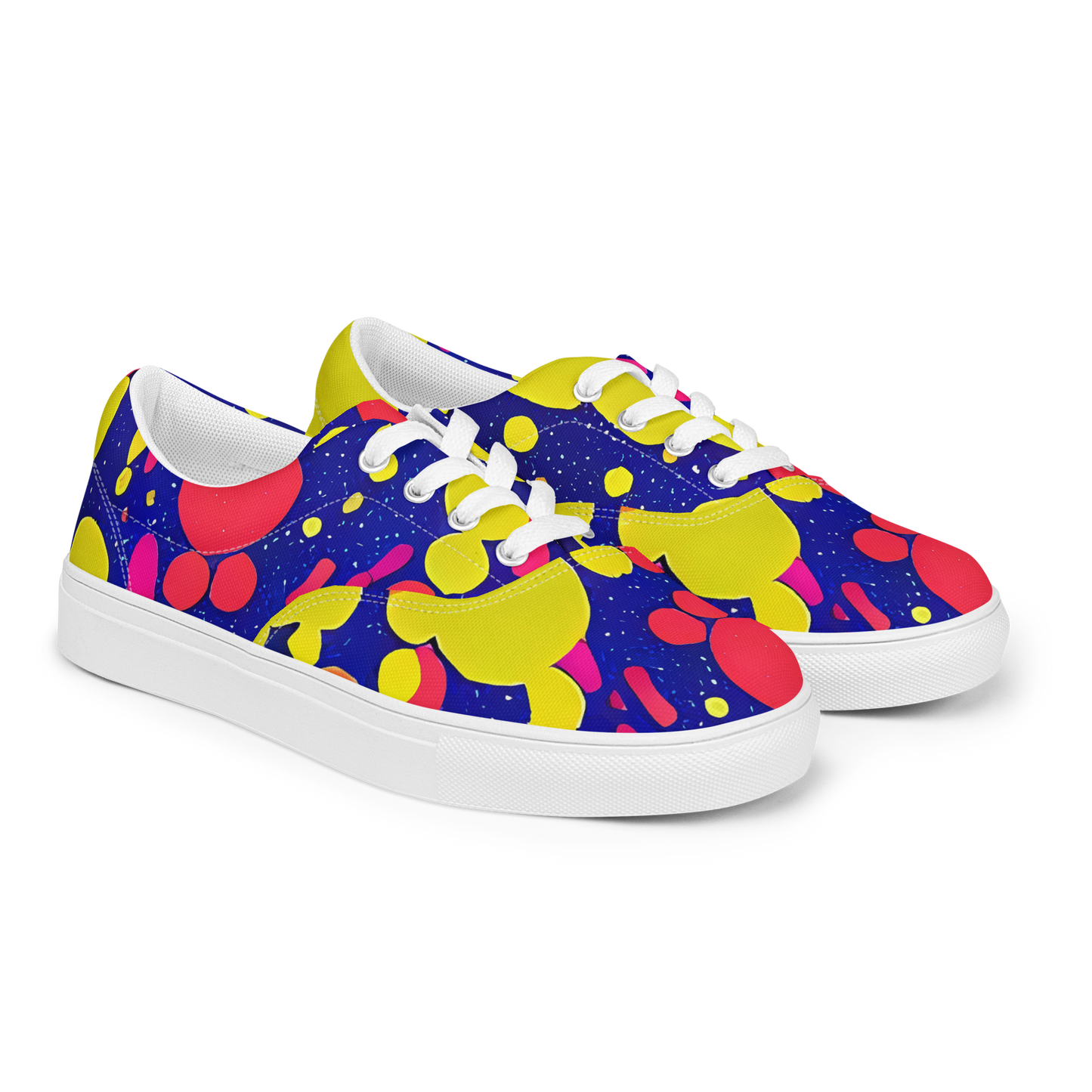 Women's Lace-Up Canvas Shoes - Void Visions