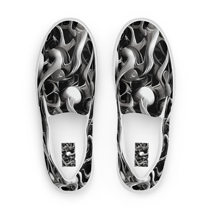 Women's Slip-On Canvas Shoes - Fluid Monochrome