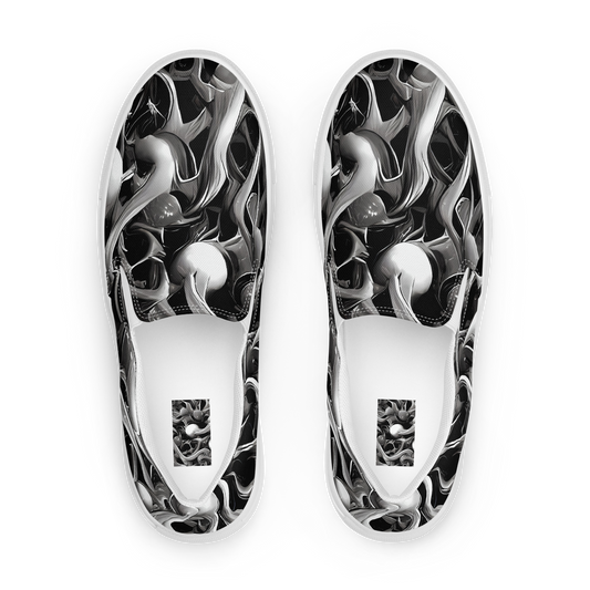 Women's Slip-On Canvas Shoes - Fluid Monochrome