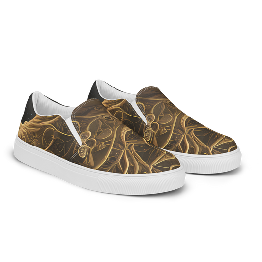 Men's Slip-On Canvas Shoes - Gilded Reverie