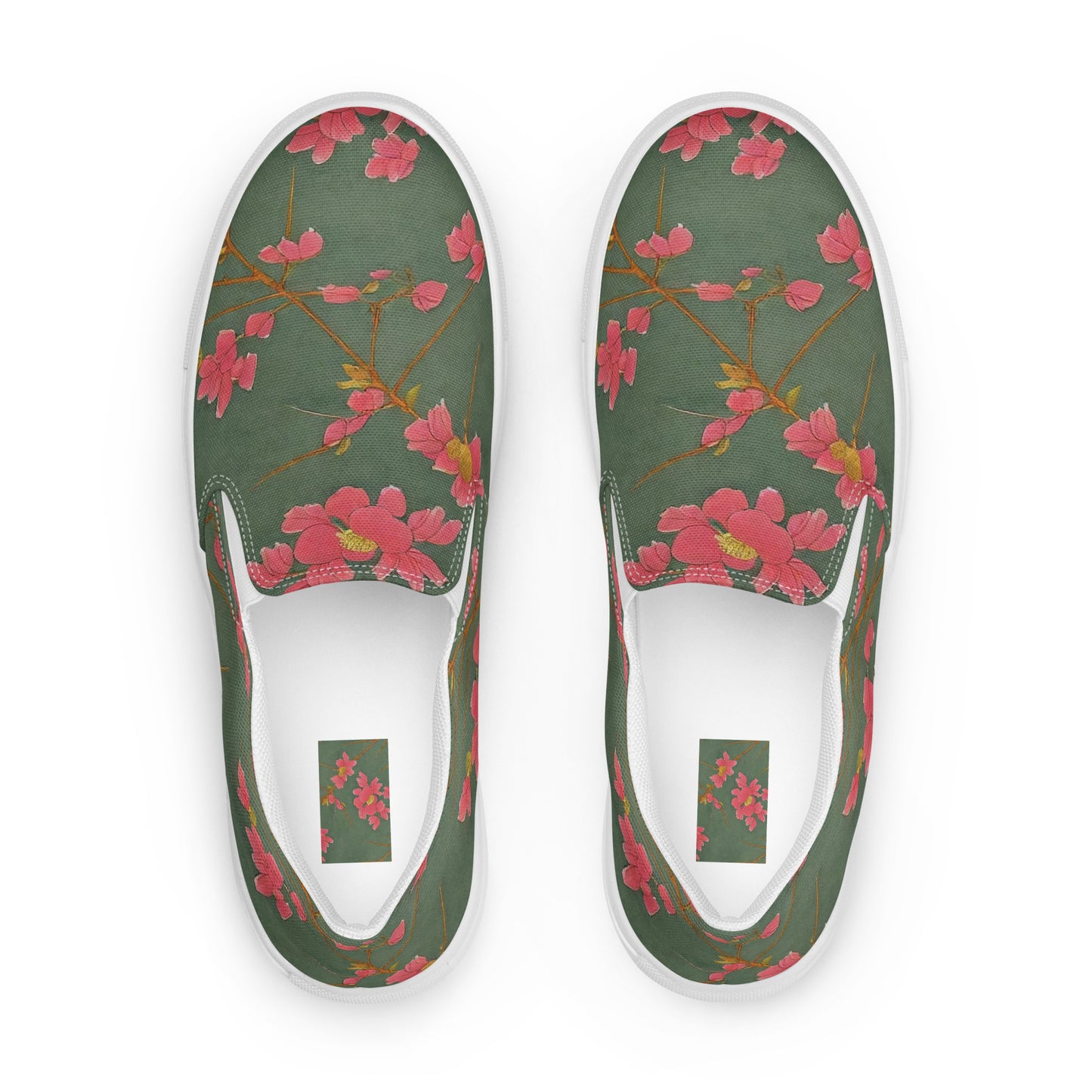 Women's Slip-On Canvas Shoes - Petal Symphony