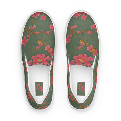 Women's Slip-On Canvas Shoes - Petal Symphony