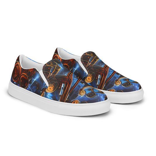 Men's Slip-On Canvas Shoes - Pimenov's Cosmos