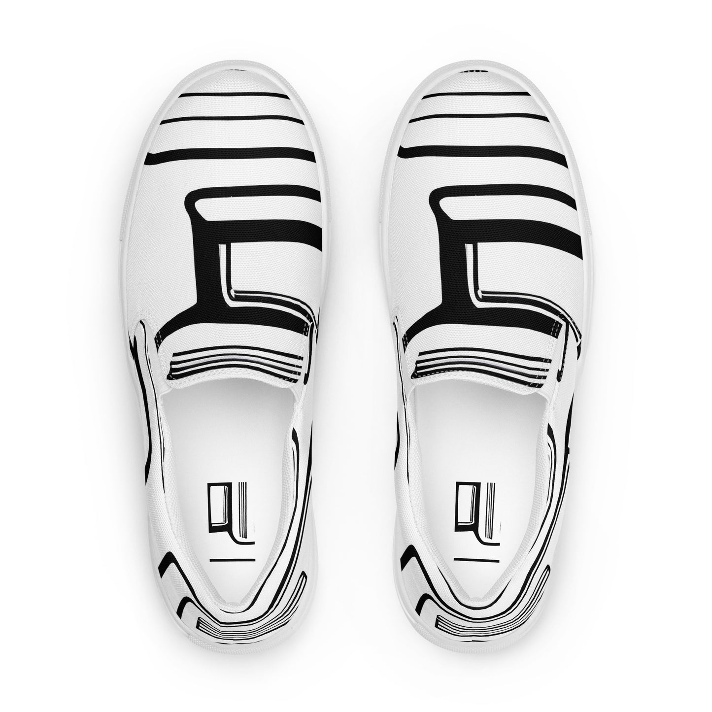 Women's Slip-On Canvas Shoes - Techno Echo