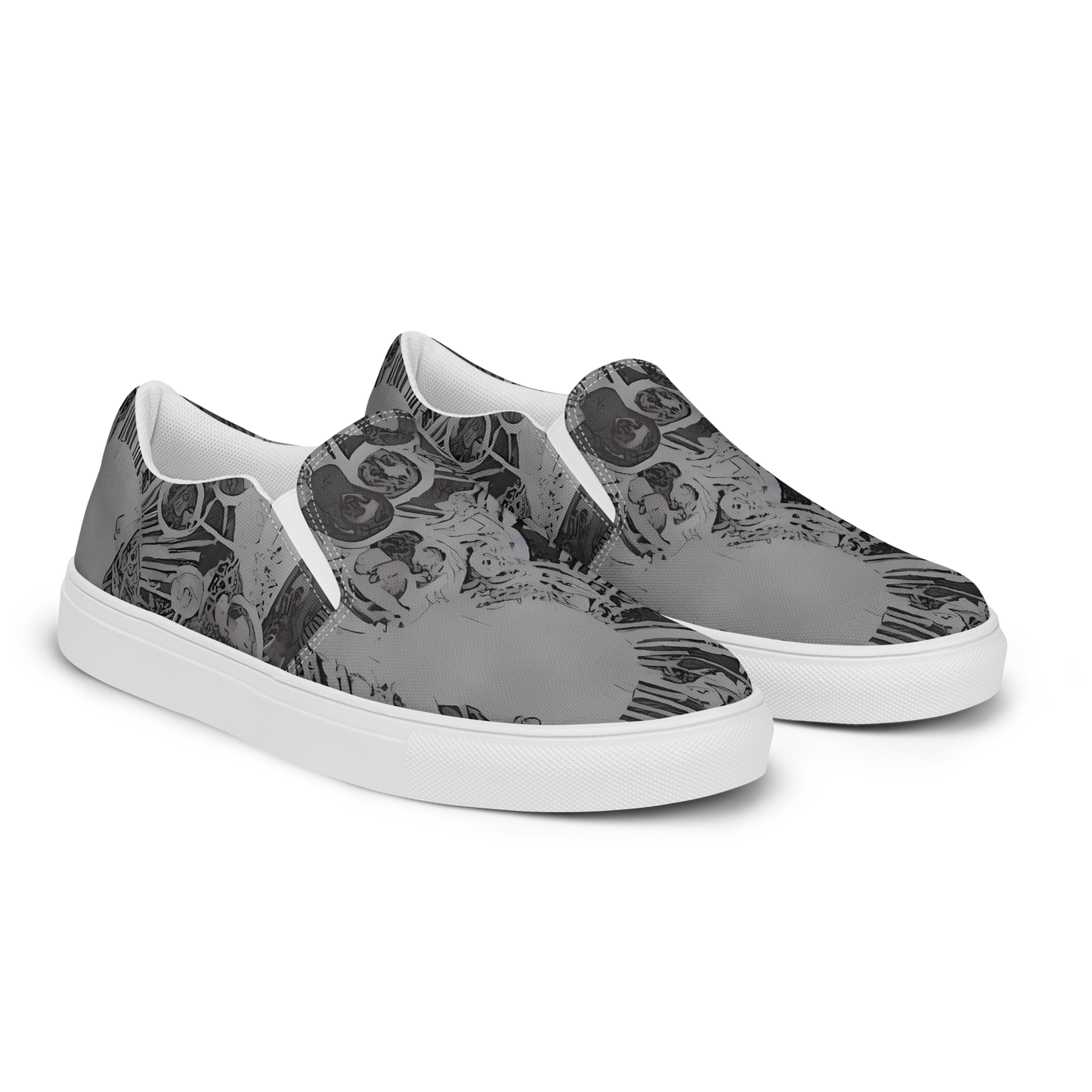 Women's Slip-On Canvas Shoes - Dusk Enigma