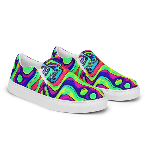 Women's Slip-On Canvas Shoes - Frizzled Spirits