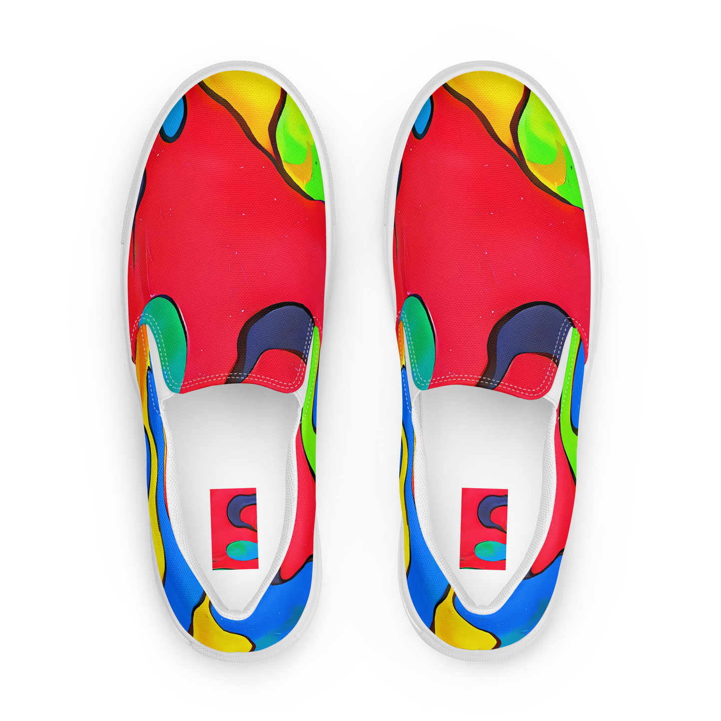 Women's Slip-On Canvas Shoes - Splash of Joy