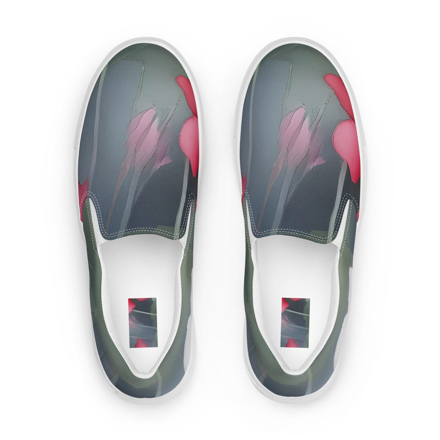 Women's Slip-On Canvas Shoes - Petal Reverie