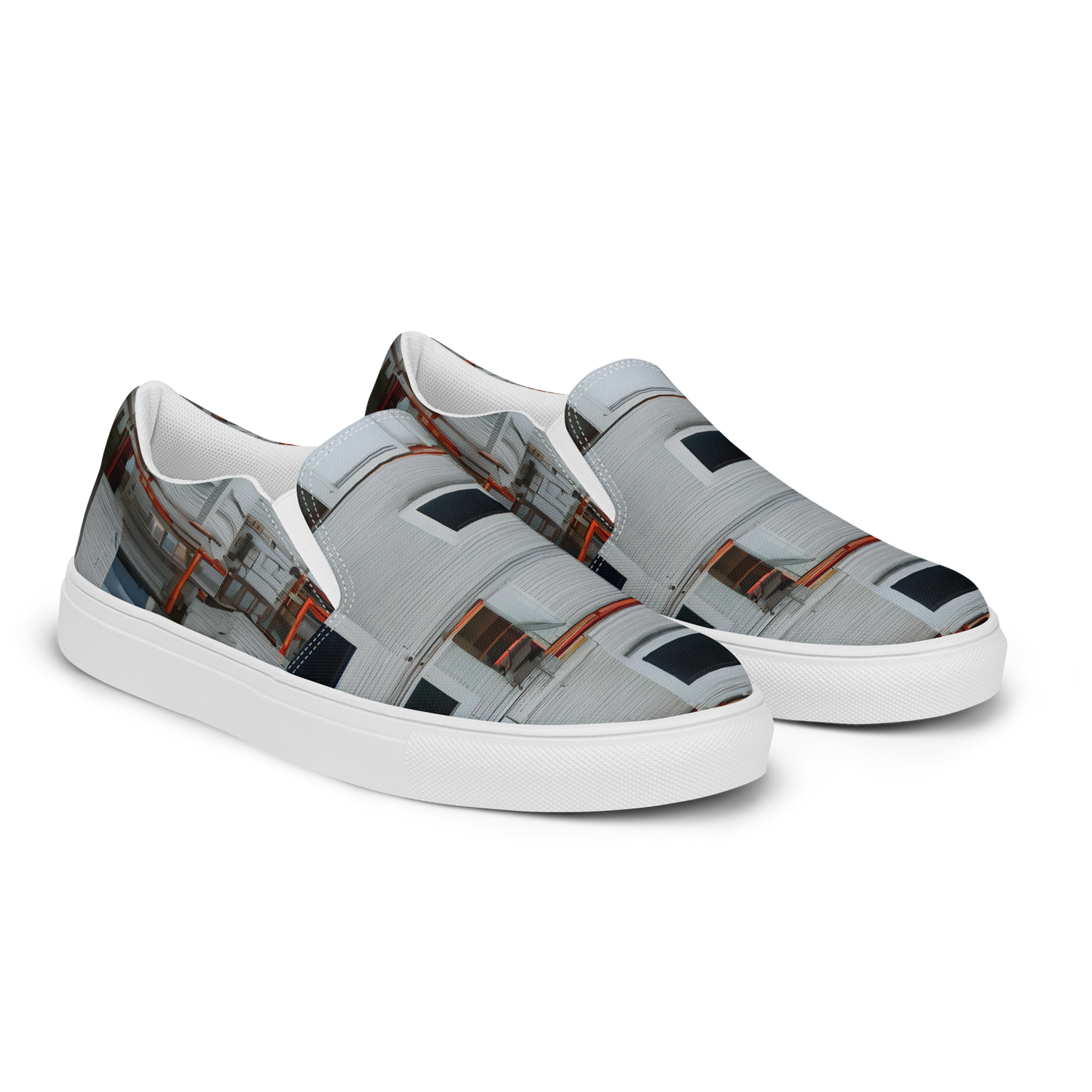 Women's Slip-On Canvas Shoes - Industrial Reverie