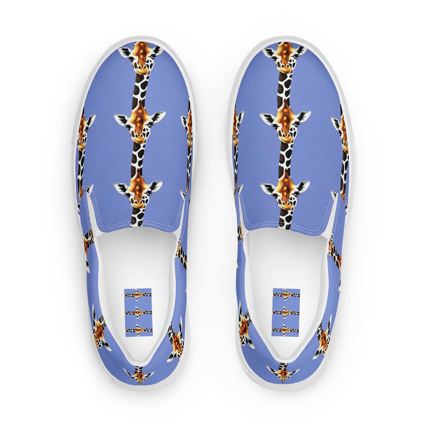 Women's Slip-On Canvas Shoes - Giraffe Glow