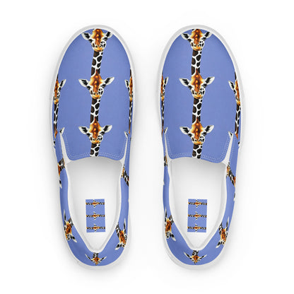 Women's Slip-On Canvas Shoes - Giraffe Glow