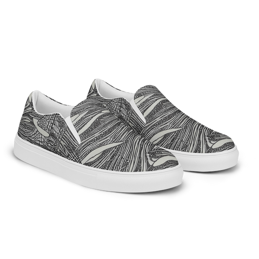 Women's Slip-On Canvas Shoes - Sable Currents