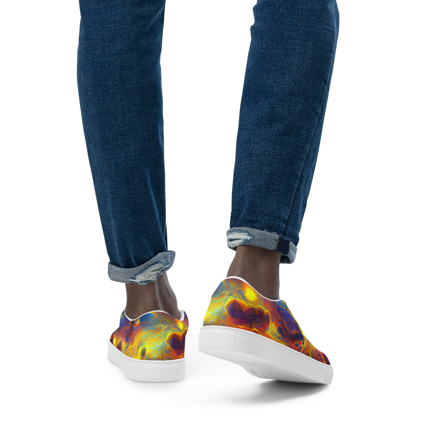 Men's Slip-On Canvas Shoes - Averin's Nebula