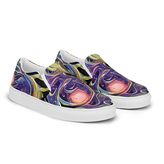 Women's Slip-On Canvas Shoes - Lebacq Swirl