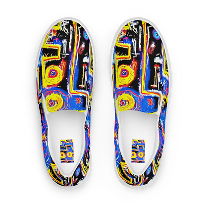 Women's Slip-On Canvas Shoes - Radiant Mayhem