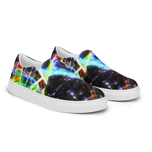 Women's Slip-On Canvas Shoes - Hirschl's Vortex