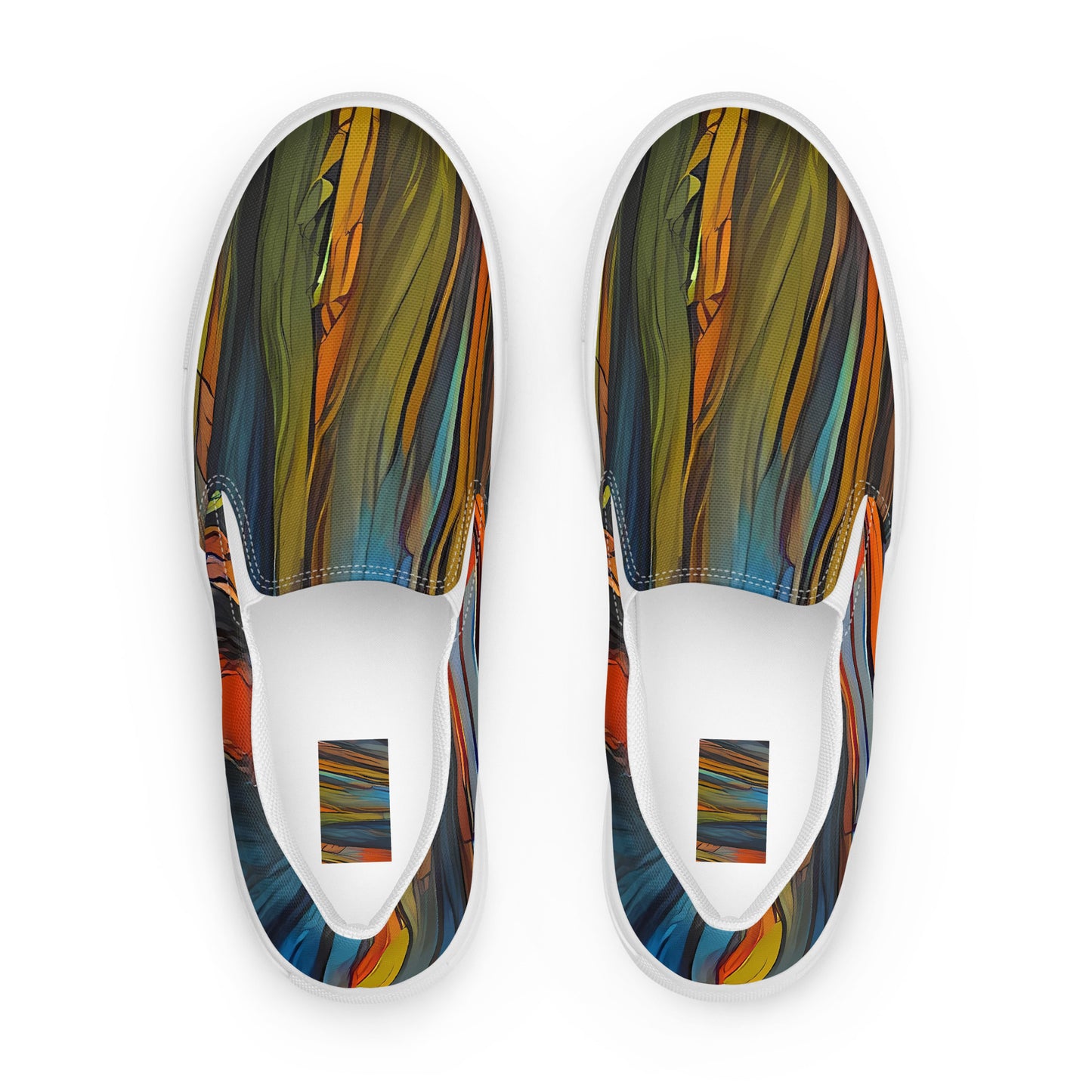 Women's Slip-On Canvas Shoes - Spectral Strands