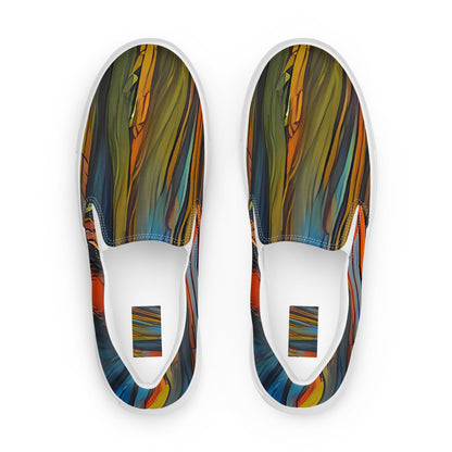 Women's Slip-On Canvas Shoes - Spectral Strands