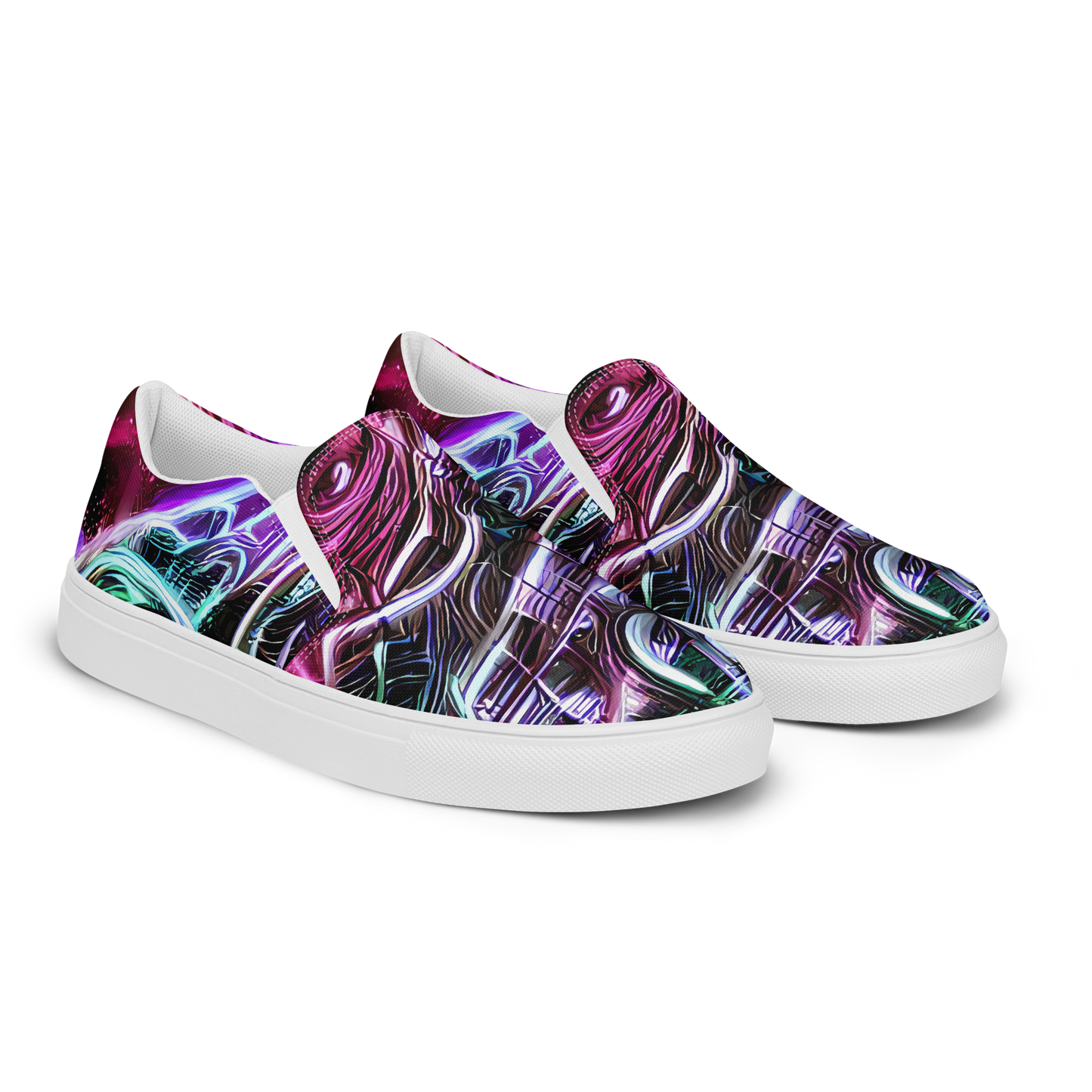 Women's Slip-On Canvas Shoes - Nebula Fusions