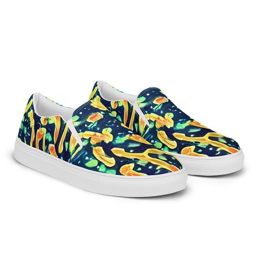 Men's Slip-On Canvas Shoes - Vortex Glow