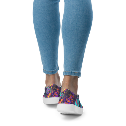 Women's Slip-On Canvas Shoes - Hutty Nebula