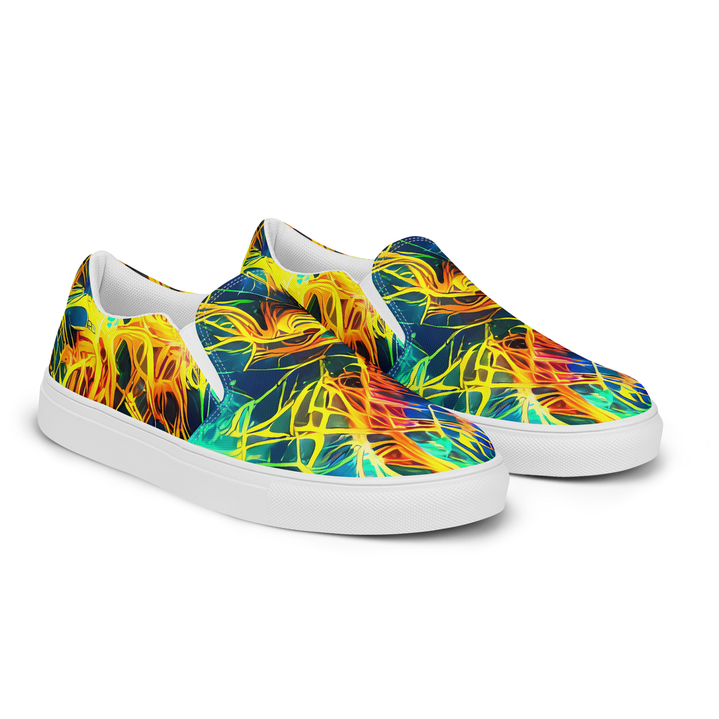 Men's Slip-On Canvas Shoes - Kapp's Kaleidoscope