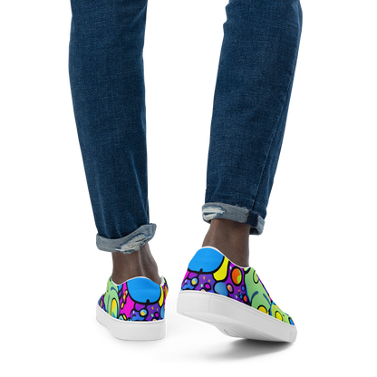 Men's Slip-On Canvas Shoes - Enchanted Orbs