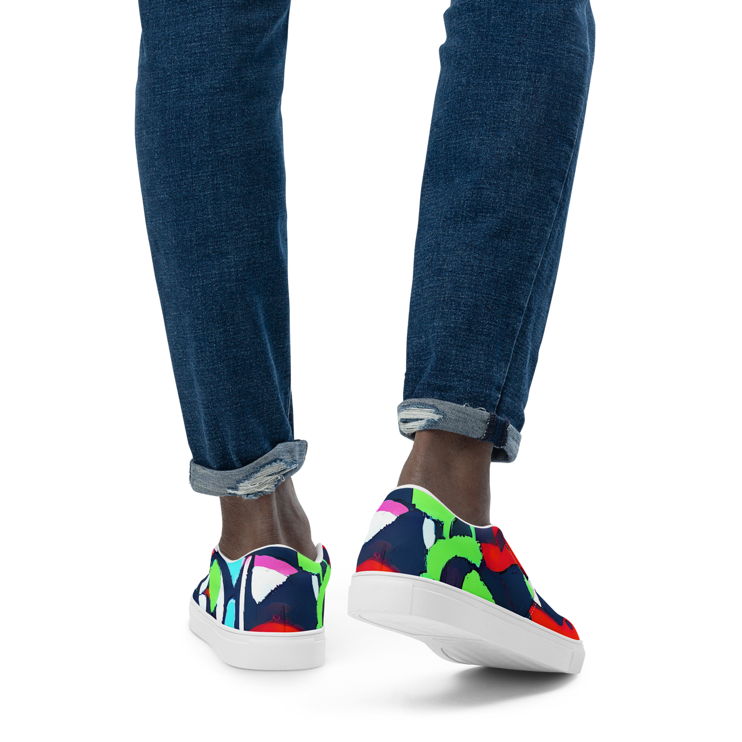 Men's Slip-On Canvas Shoes - Chagall's Dream