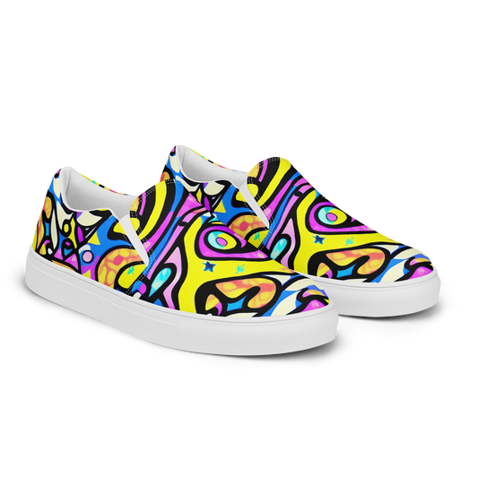 Women's Slip-On Canvas Shoes - Britto's Odyssey